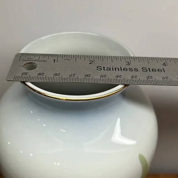 Vintage Blue Iris Elizabeth King Brownd Otagari Ceramic Vase Made In Japan - Picture 8 of 10